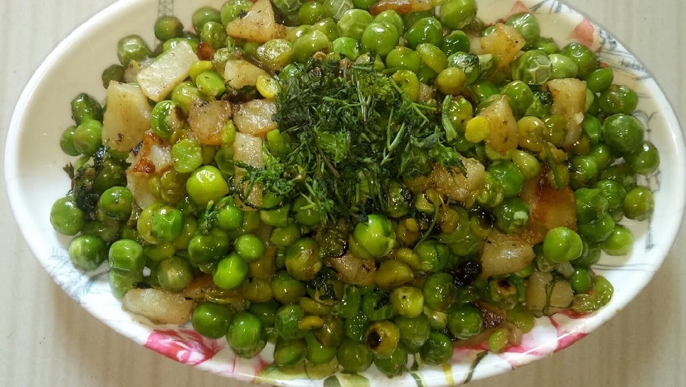 घर में बनाएं स्वादिष्ट हरे मटर की चाट, जानिए क्या है विधि : FOOD RECIPES IN HINDI